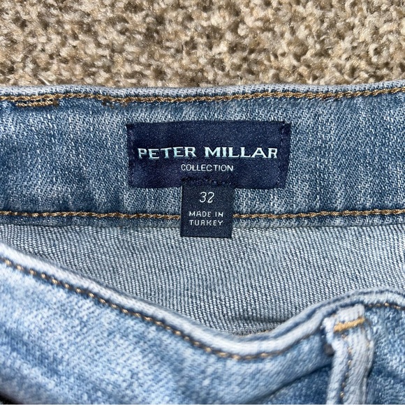 Peter Millar Blue Straight Men Jeans - Picture 2 of 10